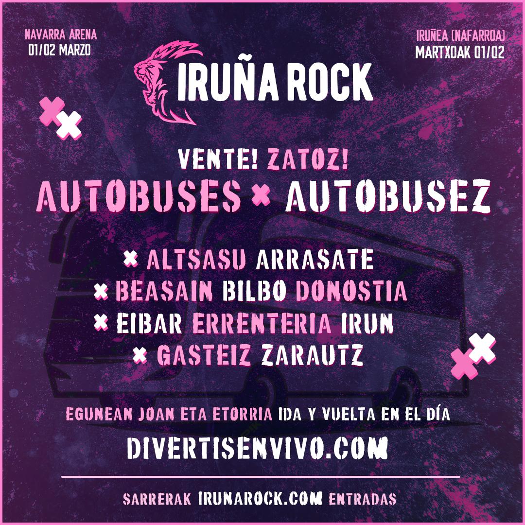 Buses Iruña Rock 2024